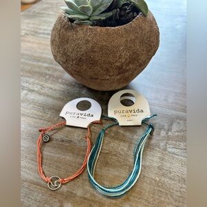 2 Brand New w Tags PURA VIDA bracelets Wave